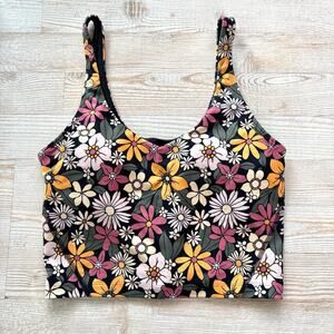 Gilly Hicks Go Recharge Active‎ Crop Tank | Floral Size Medium